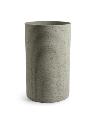Κασπώ Στρογγυλό Fiber Cement Ρίγα Γρανίτης Μπέζ Φ37Χ60Η Oranon