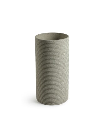 Κασπώ Στρογγυλό Fiber Cement Ρίγα Γρανίτης Μπεζ Φ27Χ40Η Oranon