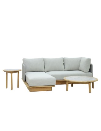 Καναπές Αριστερος Hideaway Ξύλο Teak Oranon
