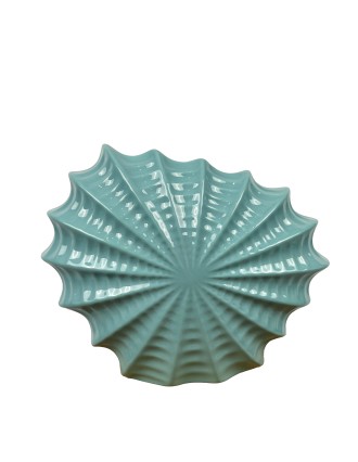 Κεραμικό Βάζο Κοχύλι 25cm Φ13 cm 2 Χρώματα Oranon