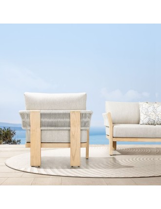 Πολυθρόνα lounge Borromeo Ξύλο Teak Oranon