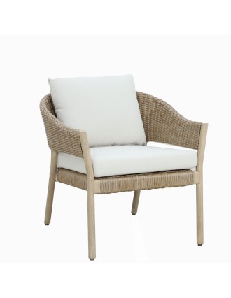 Πολυθρόνα lounge Karin Ξύλο Ακακίας Oranon