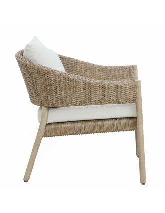 Πολυθρόνα lounge Karin Ξύλο Ακακίας Oranon