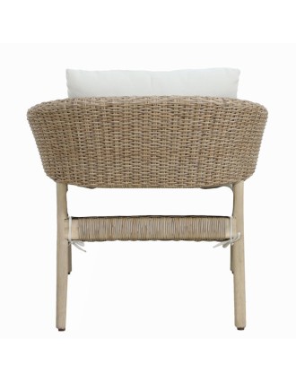 Πολυθρόνα lounge Karin Ξύλο Ακακίας Oranon