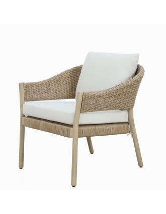 Πολυθρόνα lounge Karin Ξύλο Ακακίας Oranon