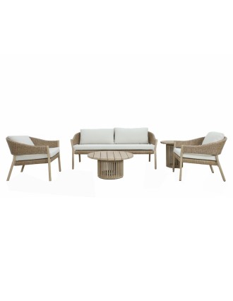 Πολυθρόνα lounge Karin Ξύλο Ακακίας Oranon