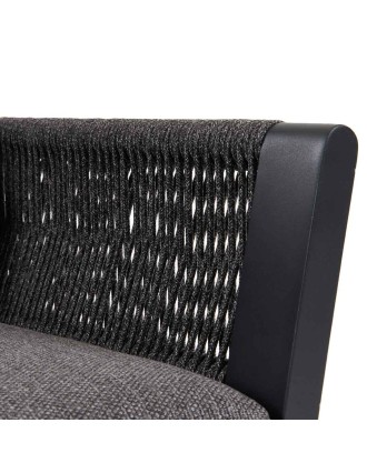 Borromeo Lounge Ανθρακί Αλουμίνιου Oranon