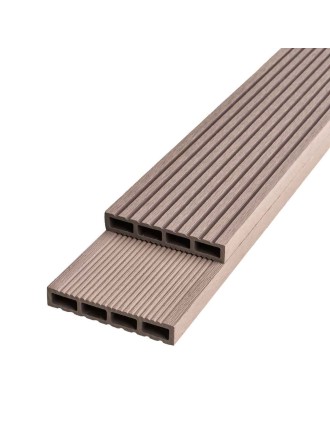 Περίφραξη WPC Oranon No3 Ασημί 3900x120x20