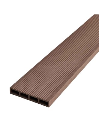 Περίφραξη WPC Oranon No11 Καφέ Σκούρο 3900x120x20