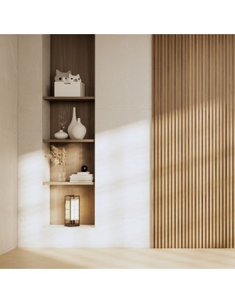 Acoustic Wall Panel Teak Oranon