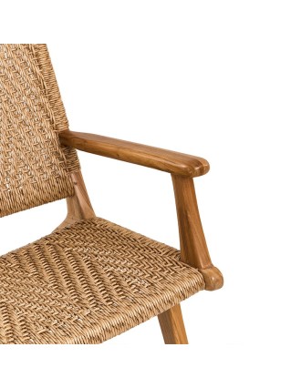 Πολυθρόνα lounge Badesi Ξύλο Teak Oranon