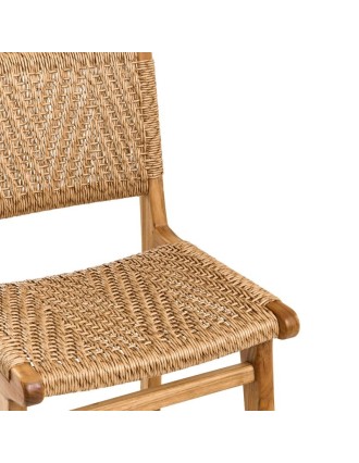 Σκαμπό Badesi Ξύλο Teak Oranon