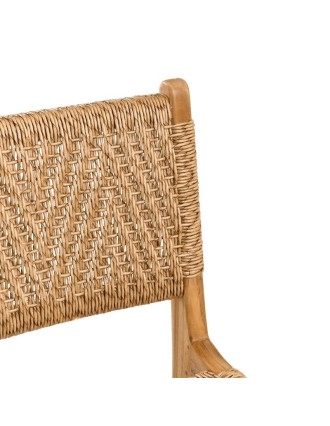 Σκαμπό Badesi Ξύλο Teak Oranon