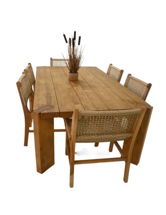 Τραπέζι Cornie 200cm Ξύλου Teak Oranon