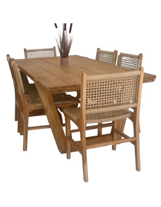 Τραπέζι Riftan Ξύλο Teak 260cm Oranon