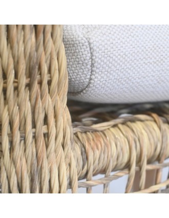 Καναπές Διθέσιος Jasmin Ξύλο Teak / Wicker Oranon
