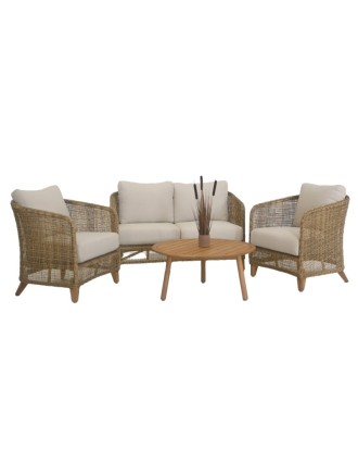 Σετ Καθιστικό Ι Jasmin Ξύλο Teak / Wicker Oranon