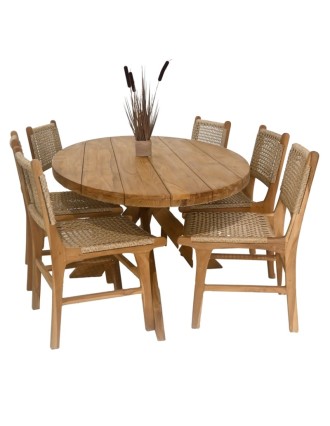Τραπέζι Elips 220 Ξύλο Teak Oranon