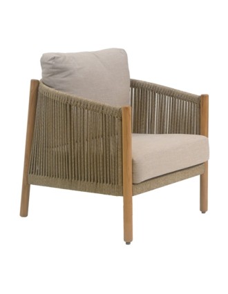 Πολυθρόνα Lounge Touluse Ξύλο Teak Oranon