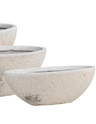 Κασπώ Γόνδολα 15 cm Η από Polystone Λευκό Oranon