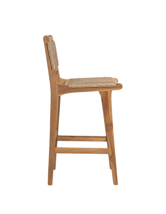 Σκαμπό Palermo Ξύλο Teak Oranon
