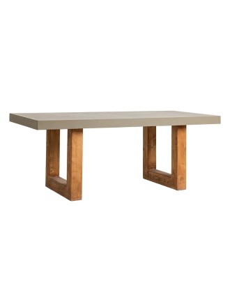Τραπέζι Cube Cement 220cm Oranon