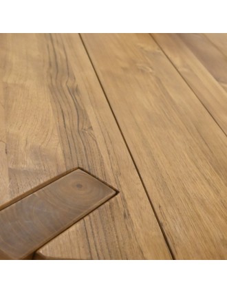 Τραπέζι Cornie 220cm Ξύλου Teak Oranon