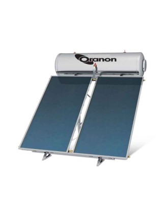 Ηλιακός Θερμοσίφωνας Oranon 200L Τριπλής Ενέργειας 4m2 - Βάση Ταράτσας