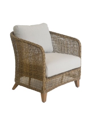 Πολυθρόνα Jasmin Ξύλο Teak / Wicker Oranon