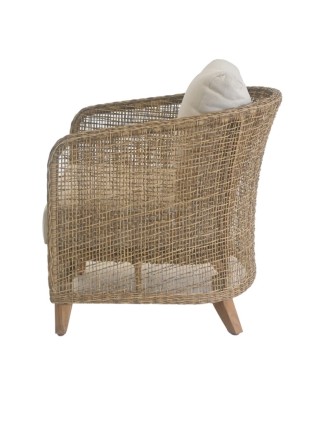 Πολυθρόνα Jasmin Ξύλο Teak / Wicker Oranon